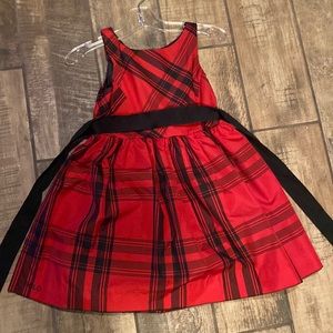 Red and Black Polo Dress
